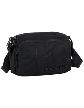 Bolso Bandolera Negro Devota&lomba 251090 Para Mujer Uni