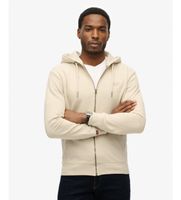 superdry para hombre m2014128a sudadera essential logo beige s casual algodon