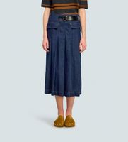 semicouture para mujer y6wy29 falda carla azul 27 casual algodon denim