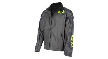 Chaqueta impermeable o  39 neal shore rain v 22 gris   amarillo