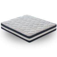 colchon hr con visco 120x190  25 cm de altura - con memory gel - alta densidad