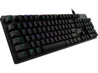 teclado gaming - logitech g512 carbon cable mecanico iluminacion rgb  lightsync gx brown funciones especificas gaming negro