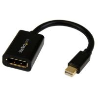 startech adaptador mini displayport a displayport video 4k x 2k - conversor mini dp a dp uhd - macho a hembra
