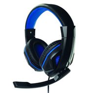 steelplay hp41 auriculares alambrico diadema juego negro azul