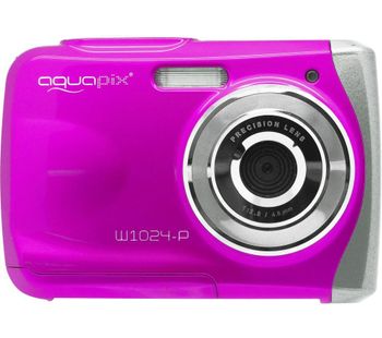 AQUAPIX Splash W1024 Compact Camera - Pink, Pink