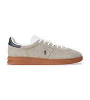 polo ralph lauren para hombre 809p09753004 zapatillas de piel bedford gris 45 plano cordones casual