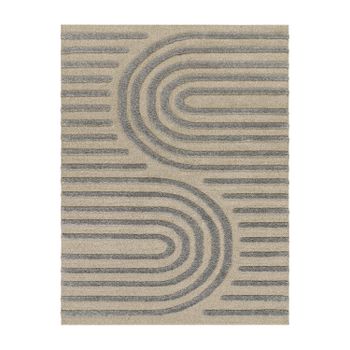Alfombra Geneva gris  80x150 cm