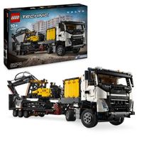 lego technic camion fmx y excavadora electrica ec230 volvo juego de construccion 10 anos - 42175