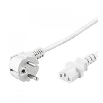 Goobay Cable de Alimentacion para CPU CEE7/C13 3m Blanco
