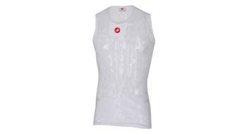 Castelli  div core  div mesh camiseta interior sin mangas blanca