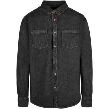 Build Your Brand Camisa manga larga BY152 para hombre