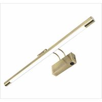 aplique led 12w metalico luz calida 3000k articulado 54cm interruptor bronce envejecido