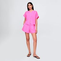 gap shorts de gasa arrugada 717637-778
