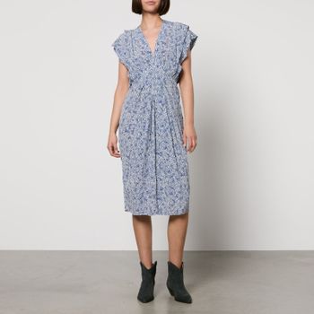 Epolia Printed Georgette Sleeveless Dress - FR 40/UK 12