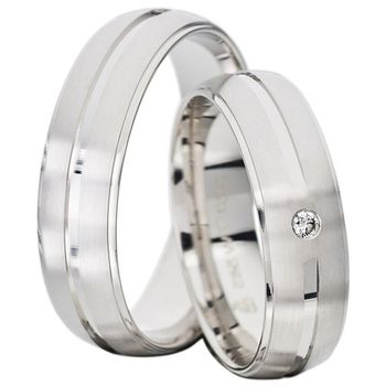 Alianzas oro blanco 6mm