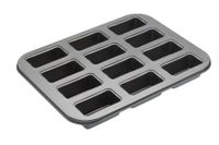 molde para tartas 12 agujeros en acero negro