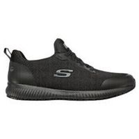 skechers zapatos de tacon work squad sr blk para mujer