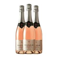loire proprietes diamant rose brut cremant 75 cl 115 vol pack de 3 unidades