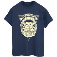 disney camiseta manga larga the mandalorian force sensitive para mujer