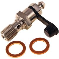 tornillo banjo m10x125 simple inox con purgador y tapon goodbridge