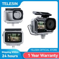 telesin 45m funda impermeable para dji action 3 4 5pro cubierta de carcasa de buceo subacuatico para dji osmo action 3 4 5pro accesorios