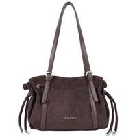 lancaster bolsa bolso tote velvet emma m marron para mujer
