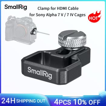 Abrazadera SmallRig 7V / 7IV para cable HDMI para jaulas Sony Alpha 7 V / 7 IV, para kits de jaula media que garantizan una transmisión de datos estable