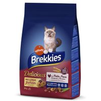 brekkies delicious seleccion de aves verduras y cereales para gatos - 4 x 3 kg - pack ahorro