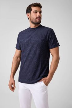 Camiseta Con Logo Estampado Por Toda La Prenda