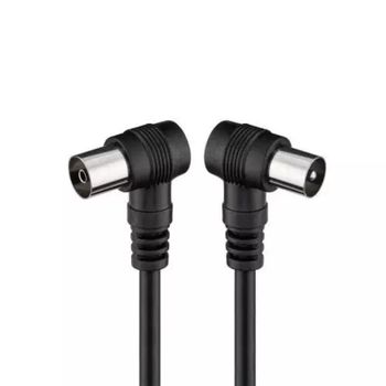 Cable de antena acodado Engel 1,5 m conector macho hembra