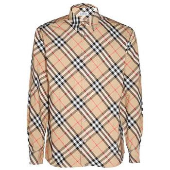 Burberry Camisa manga larga SHIRT 8087634 1007 BEIGE para hombre