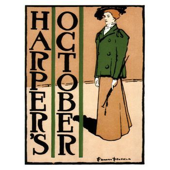 Legendarte - Cuadro Lienzo, Impresión Digital - Harper's October 1897 - Edward Penfiel - Decoración Pared Cm. 40x50
