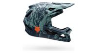 casco integral fox rampage image print azul