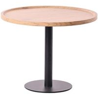 mesa auxiliar aspen madera natural o 60 cm clp