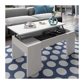 Mesa Centro Elevable Con Almacenamiento Práctico Para Salón