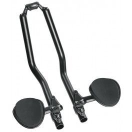 Ergotec Extensiones Triathlon Professional Aluminio 31.8 Negro