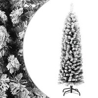 arbol de navidad artificial verde con nieve pvc 150 cm vidaxl