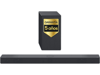 Barra de sonido - LG SC9S, Bluetooth, Subwoofer Inalámbrico, 400 W, Negro