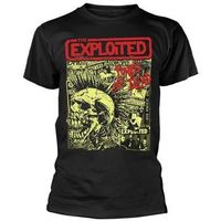 the exploited camiseta punks not dead para hombre