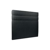 cabecero 135 cm lines - tejido rizado negra grosor cm    zonas de confort