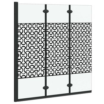Enclosure De Ducha Negro Y Transparente 130 X 130 Cm Vidaxl