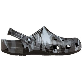 Crocs Zuecos Sabots Classic Camouflage gris léger et facile à nettoyer para hombre
