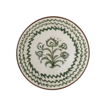 Cuenco de gres verde d14,5