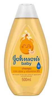 Johnson's Baby Champú con Aloe y Vitamina B5 Piel Delicada 500 ml