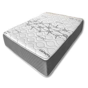 Colchón 120 X 180 Viscoelástico 30cm Anti-stress Carbono-grafeno | Ideal Para Personas Con Dolores De Espalda | Alta Firmeza | Alta Gama