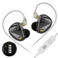 kz vader pro auriculares con cable de 35 mm 6 unidades dinamicas ultra-bajo y ultra-alto frecuencia dinamica profunda b