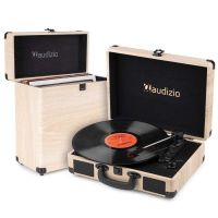 tocadiscos audizio rp116lw bluetooth altavoces integrados mp3 estuche rc32
