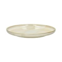 plato de postre porcelana beige