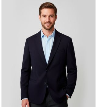 A|X Armani Exchange para hombre. XM001303AF10818UB101 Blazer casual marino (S), Poliéster