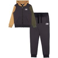leone 1947 chandal boy tracksuits full zip color block para nino